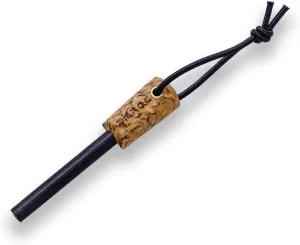Joker Fire Starter PD05, Curly Birch Wood Material, Tool for Fishing, Hunting, Camping and Hiking