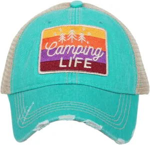 KATYDID Camping Life Baseball Hat - Trucker Hat for Women - Stylish Cute Ball Cap