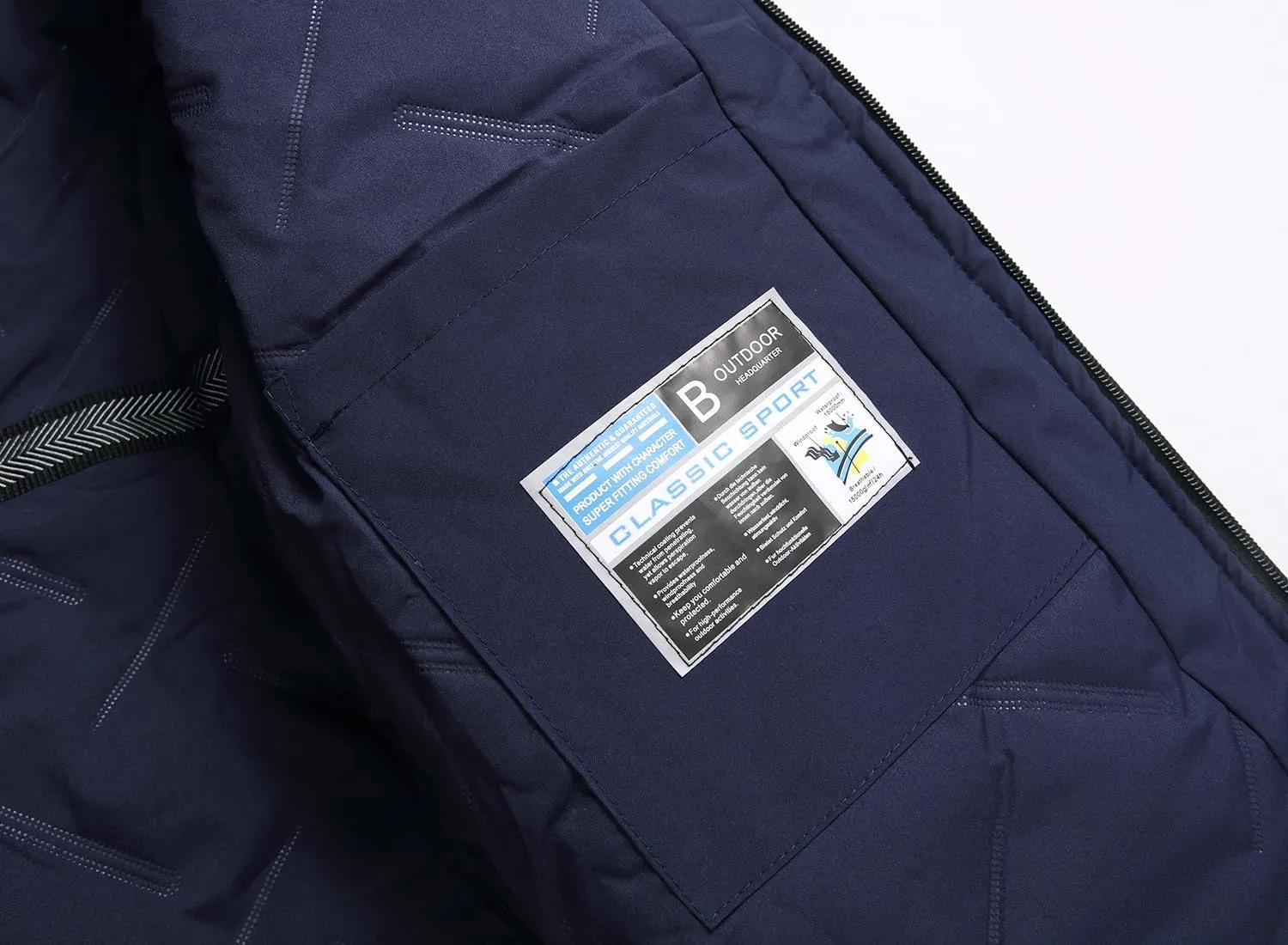 Keevoom Mens Winter Coats Warm Snow Coat Windproof Mountain Raincoat Waterproof Hooded Snowboarding Ski Jackets for Men