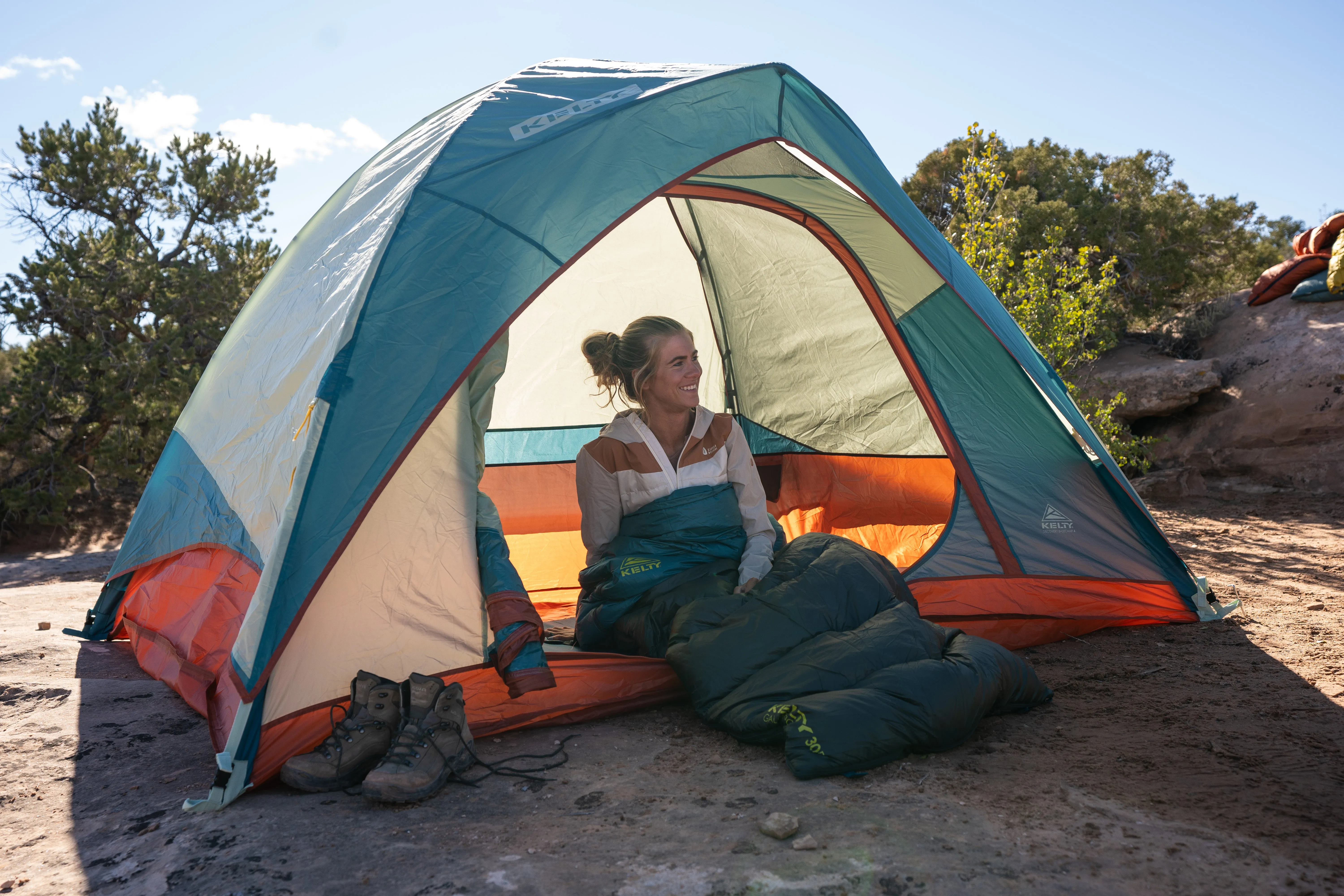KELTY Camping Tent Discovery Basecamp 4