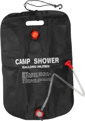 KICHOUSE 20l Solar Bag for Camping Portable Shower Hiking Water Bag for Outdoor Activities