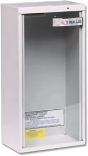 Kidde Fire Extinguisher Wall Cabinet, White
