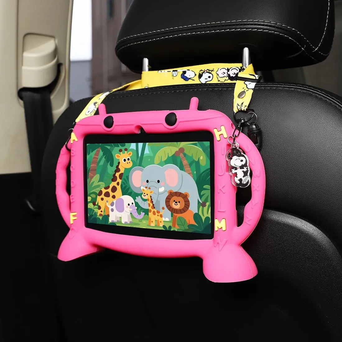 Kids Tablet, 7 inch Tablet for Kids 2-10, Educational Learning Toddler Tablet Android 11, 3GB RAM 32GB ROM Storage, Google Play YouTube, Baby Girl boy Present (Red)