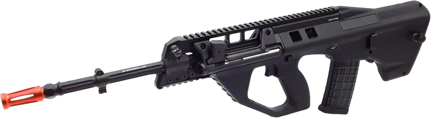 KWA Airsoft Rifle F90 AUG Full Auto Airsoft Gun with Gas Blowback Recoil and Realistic Two Stage Trigger Pull (350 FPS & 400 FPS Models)