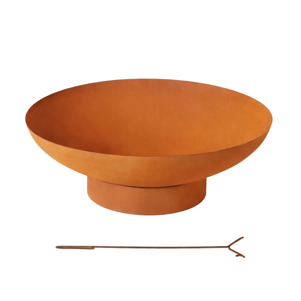 Large Fire Pit (80cm) - Oxidized Iron