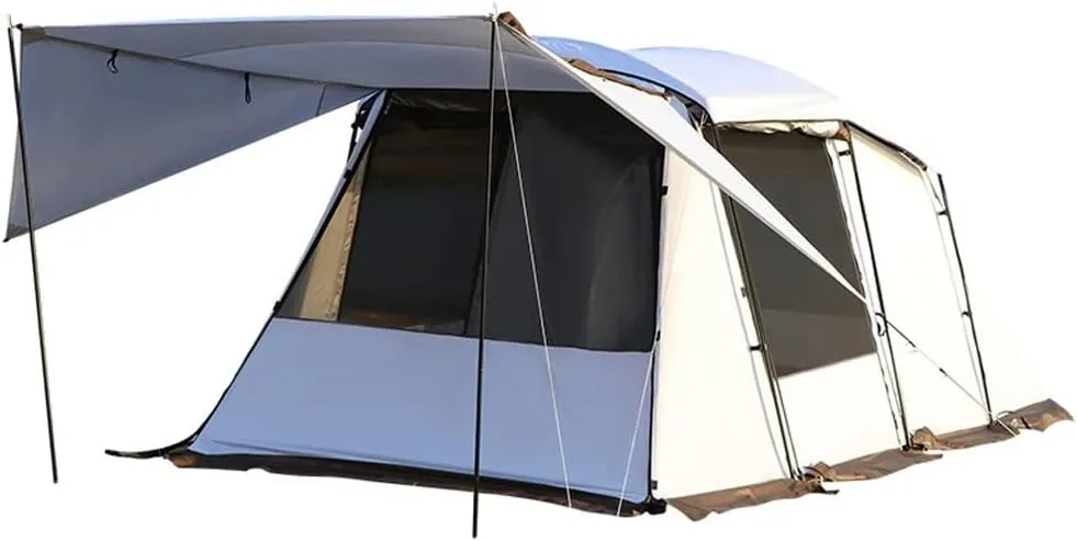 Large Space Tent Outdoor Camping Visitors 4-8 People Family Travel Tours and Outdoor Mountaineering Camping Tents