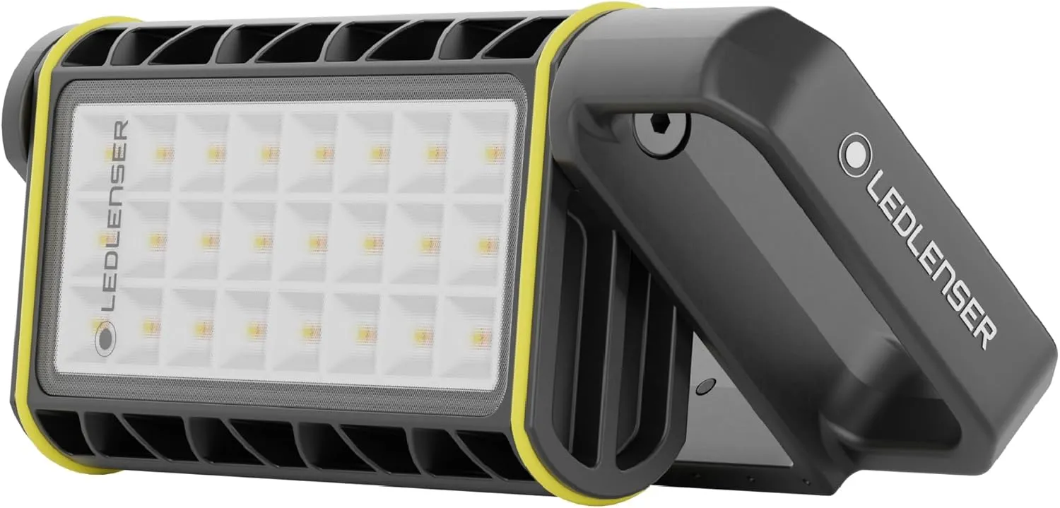 Ledlenser AF4R Work, Rechargeable and AC Powered Area Light, 2000 Lumens