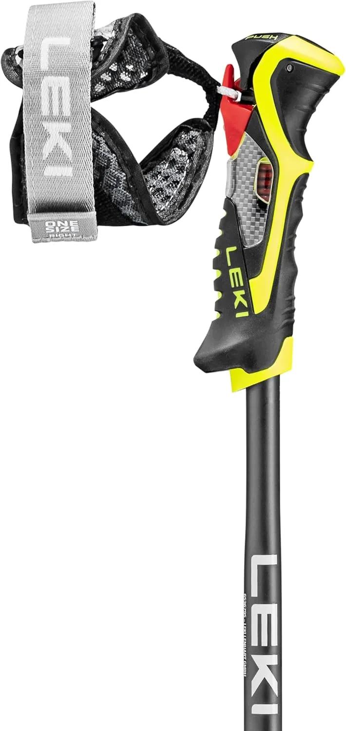 LEKI Airfoil 3D Lightweight Aluminum Ski Poles for Downhill Skiing