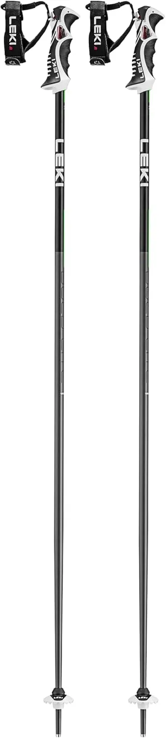 LEKI Bold Lite S Lightweight Aluminum Ski Poles for Alpine Skiing