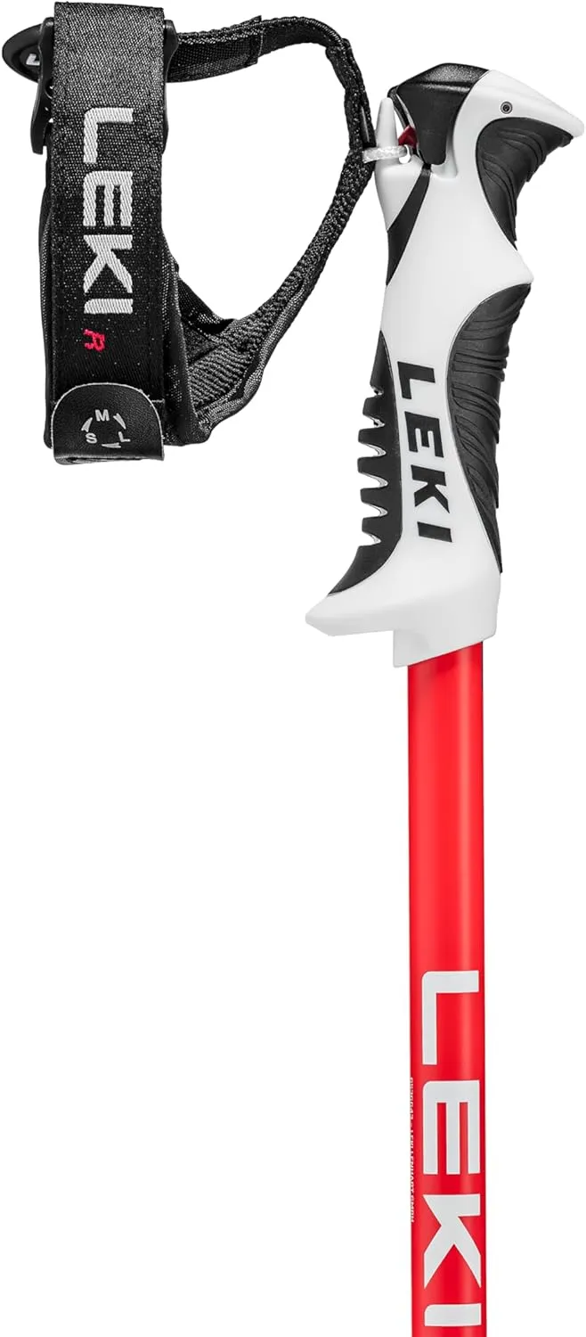 LEKI Bold S Lightweight Aluminum Ski Poles for Alpine Skiing