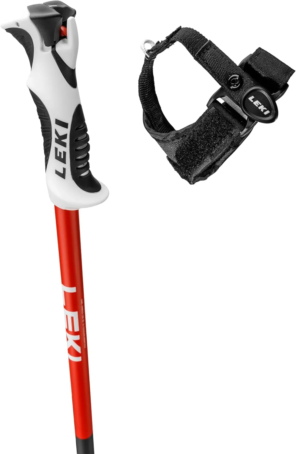 LEKI Bold S Lightweight Aluminum Ski Poles for Alpine Skiing