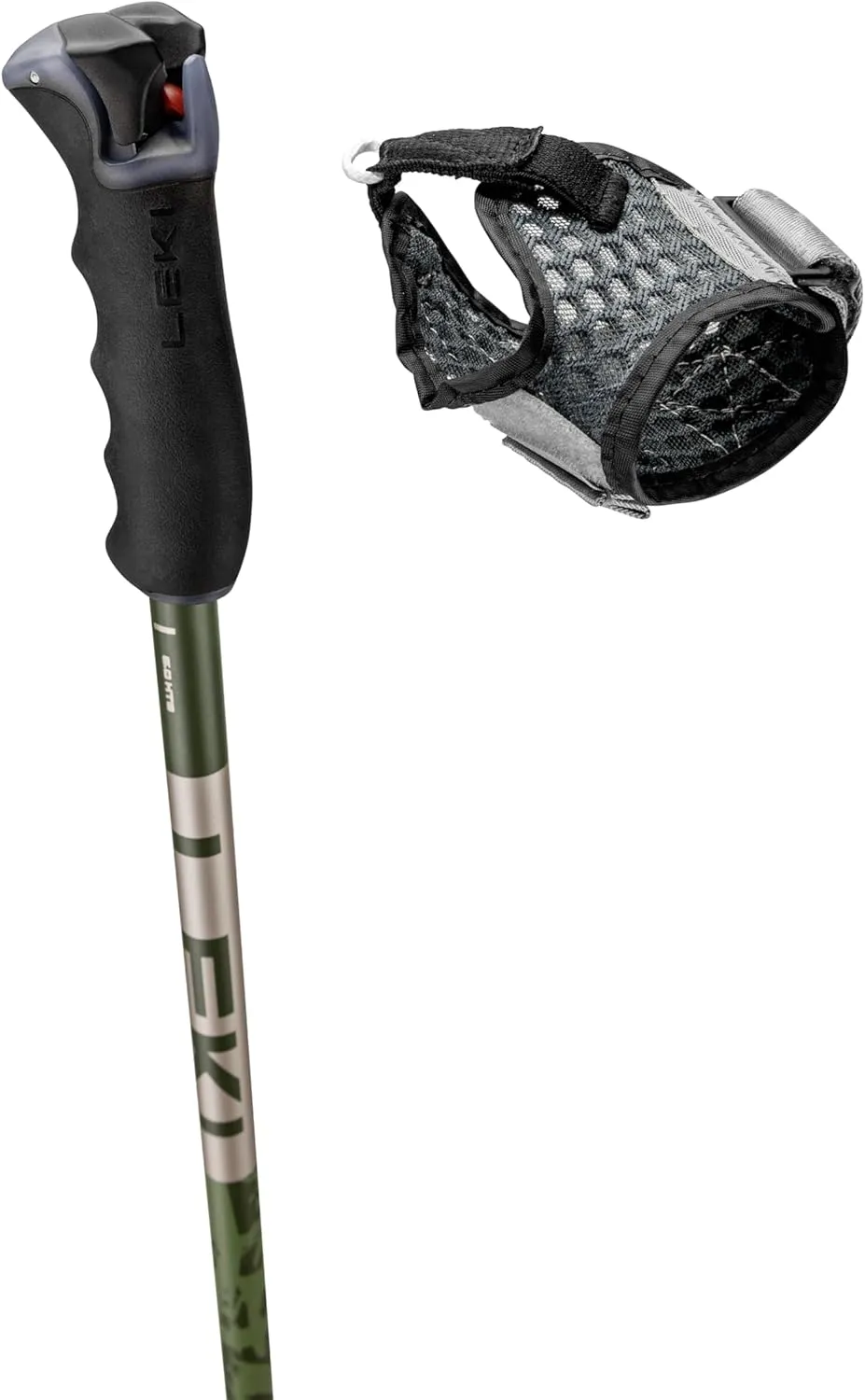 LEKI Detect S Lightweight Aluminum Ski Poles for Downhill Skiing