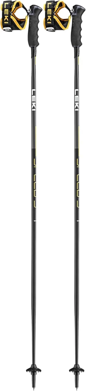 LEKI Speed S Airfoil Lightweight Aluminum Ski Poles for Alpine Skiing