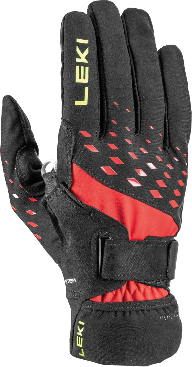 LEKI Ultra Trail Storm Shark Lightweight Water-Resistant Touchscreen Running Gloves