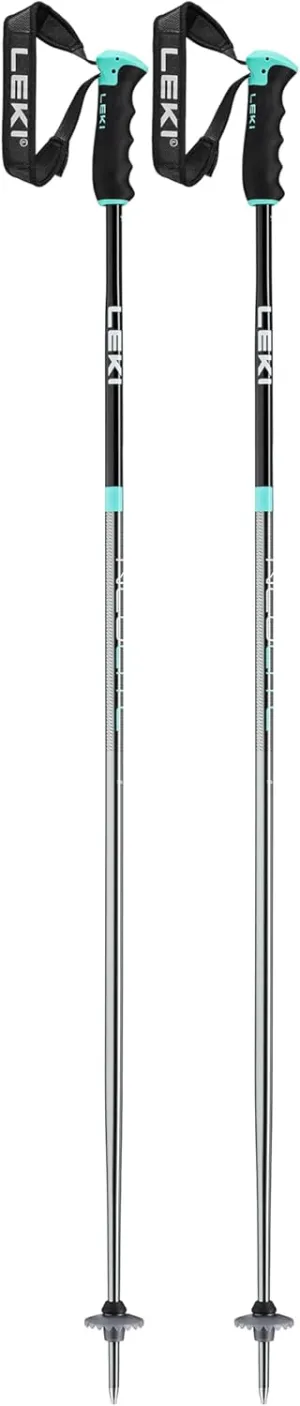 LEKI Women’s Neolite Airfoil Lightweight Aluminum Ski Poles for Alpine Skiing