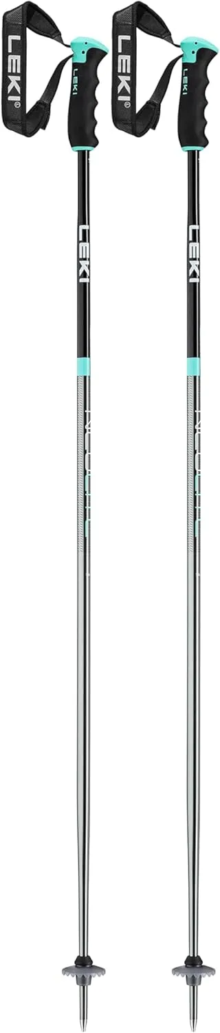 LEKI Women’s Neolite Airfoil Lightweight Aluminum Ski Poles for Alpine Skiing