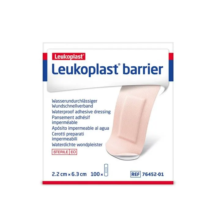 Leukoplast Barrier Dressings - 6.3cm x 2.2cm (Box of 100)