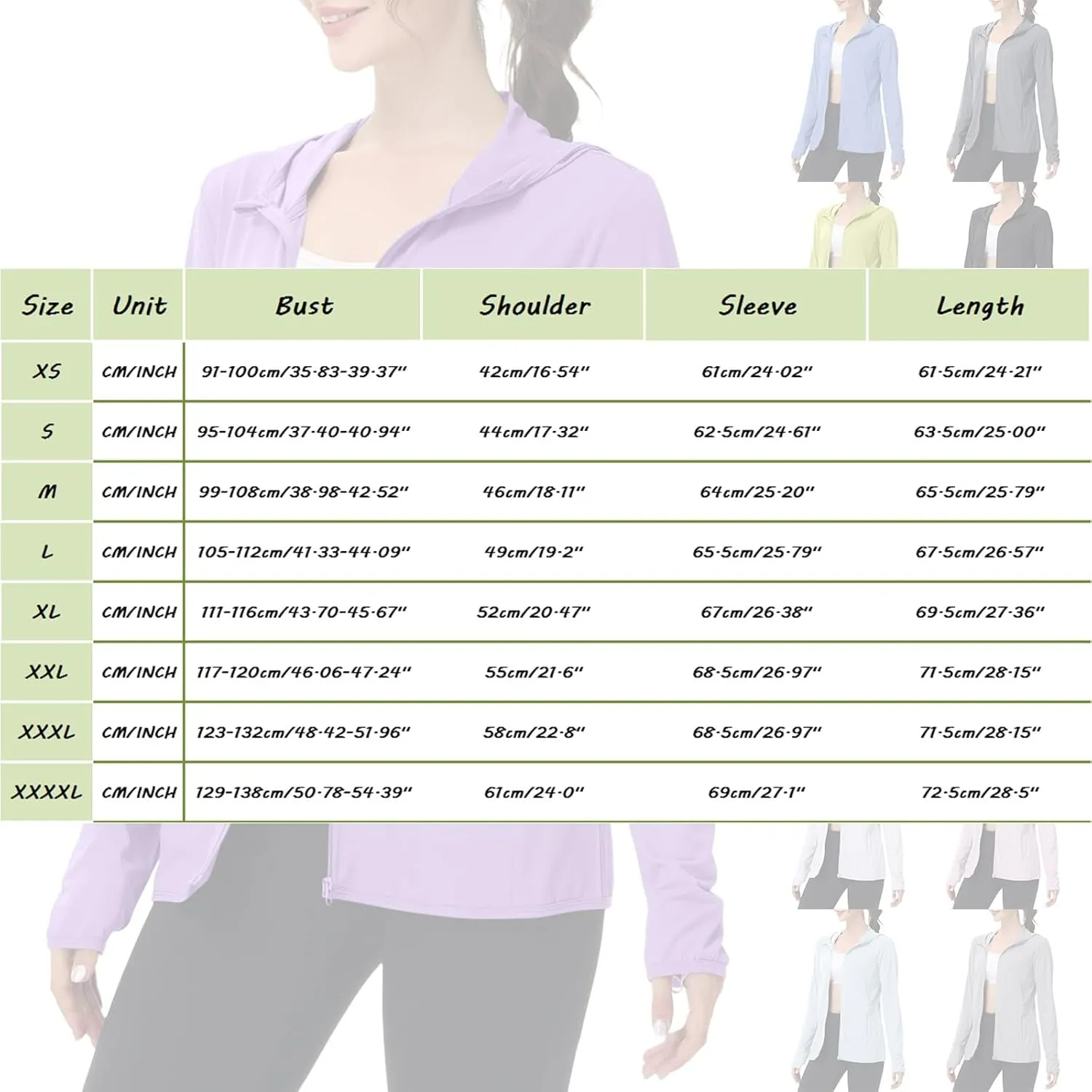 Light Jackets for Women Sun Protection Hiking Fishing Jacket UPF 50  Summer Beach Hoodies Zip Up Running Clothing