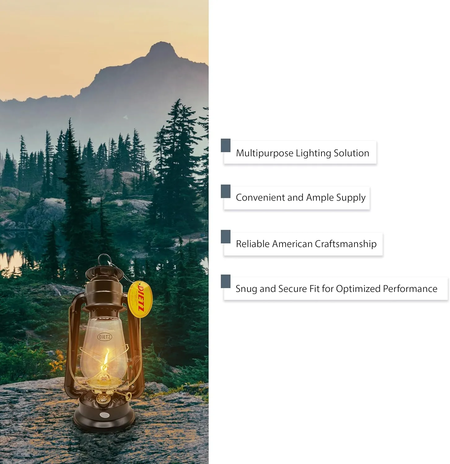 Light of Mine - Dietz Oil Lantern Replacement Kit Including #20 Junior Globe and Replacement 5/8" Wick Strips