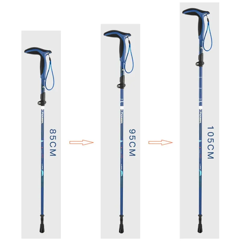 Lightweight Aluminum Hiking Poles with Anti-Shock System