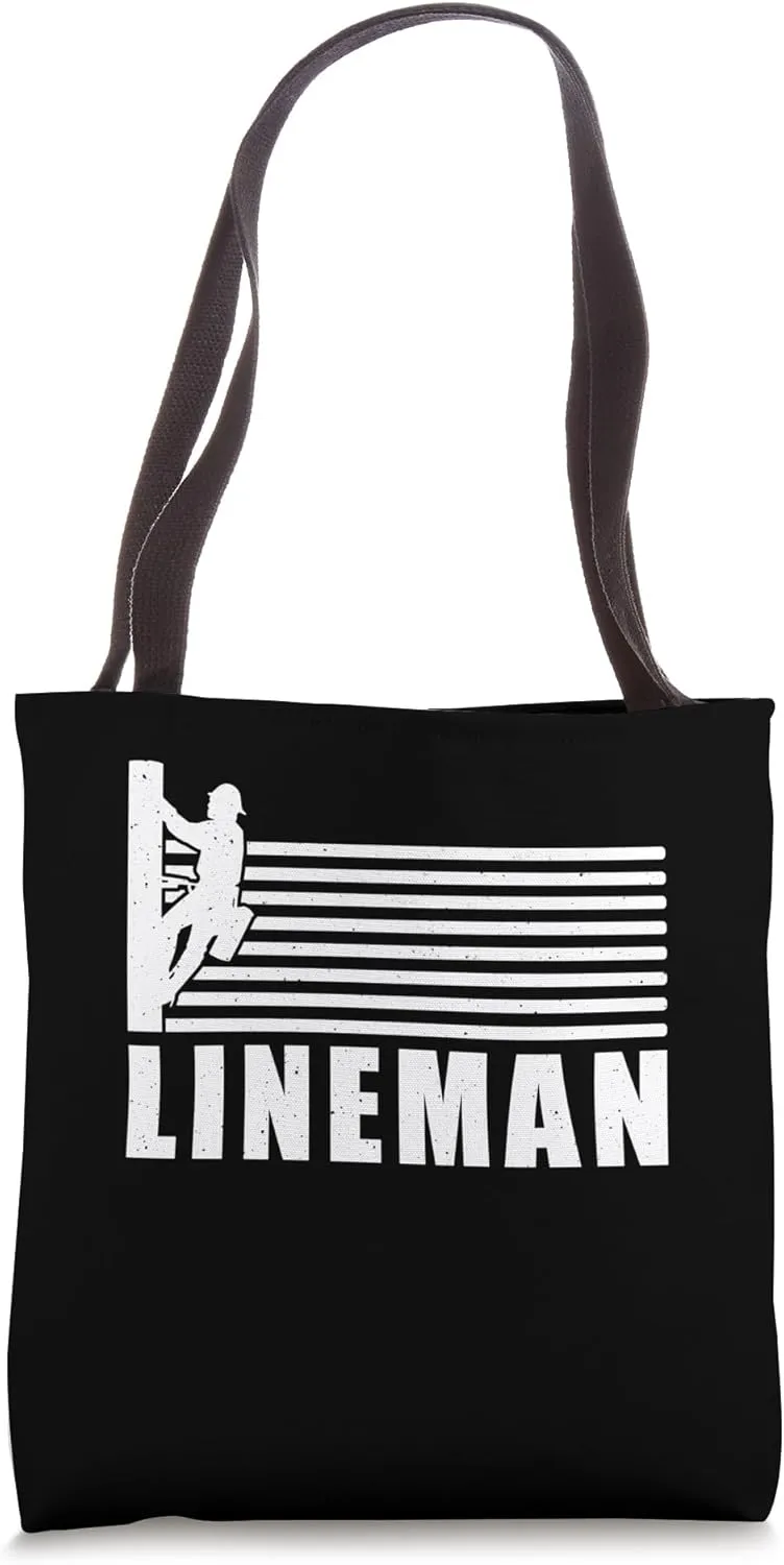Lineman Tower Climber Tote Bag