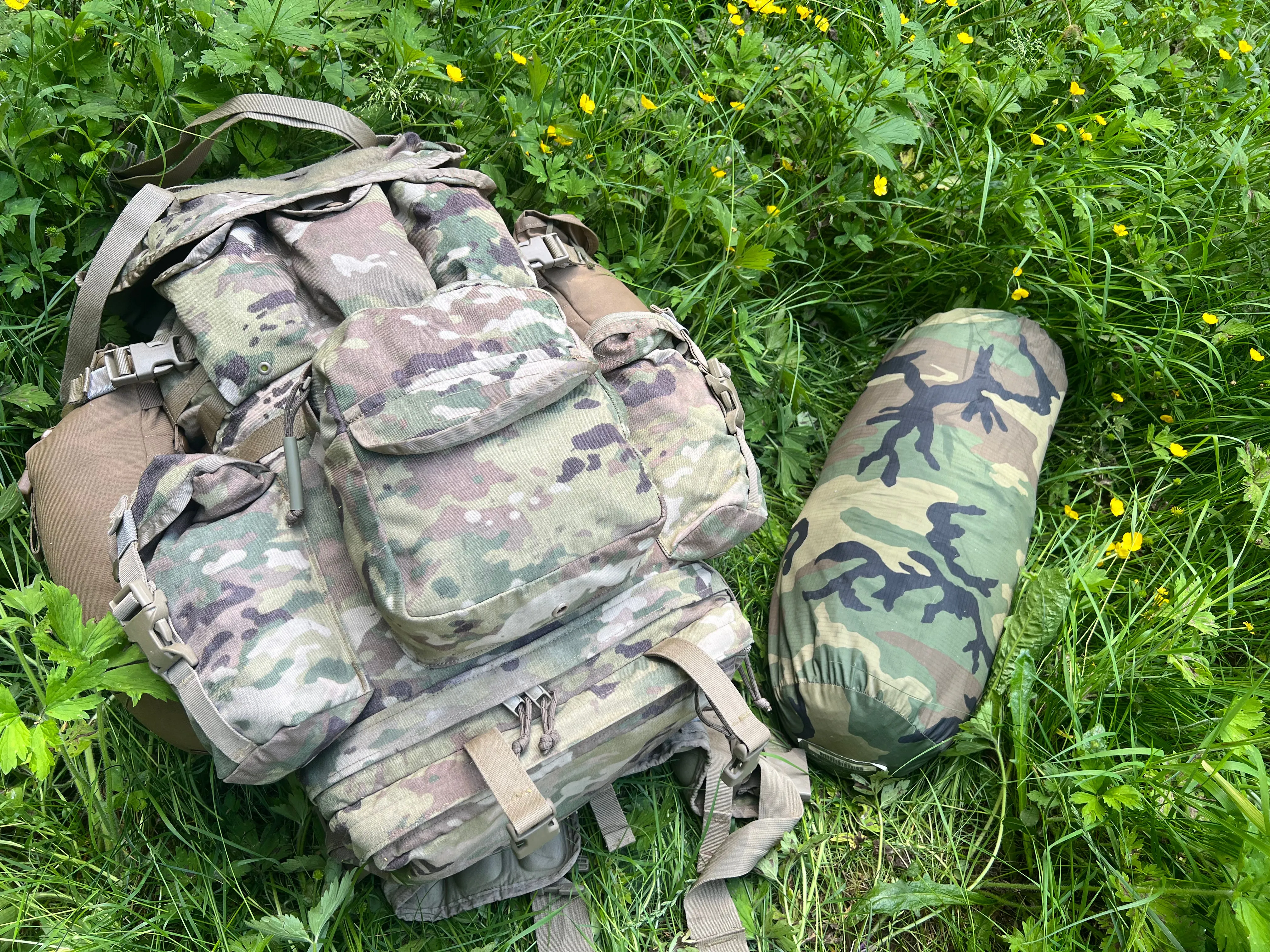 Litefighter 2 Marine FDE/M81 Woodland Two Man Tent - Used