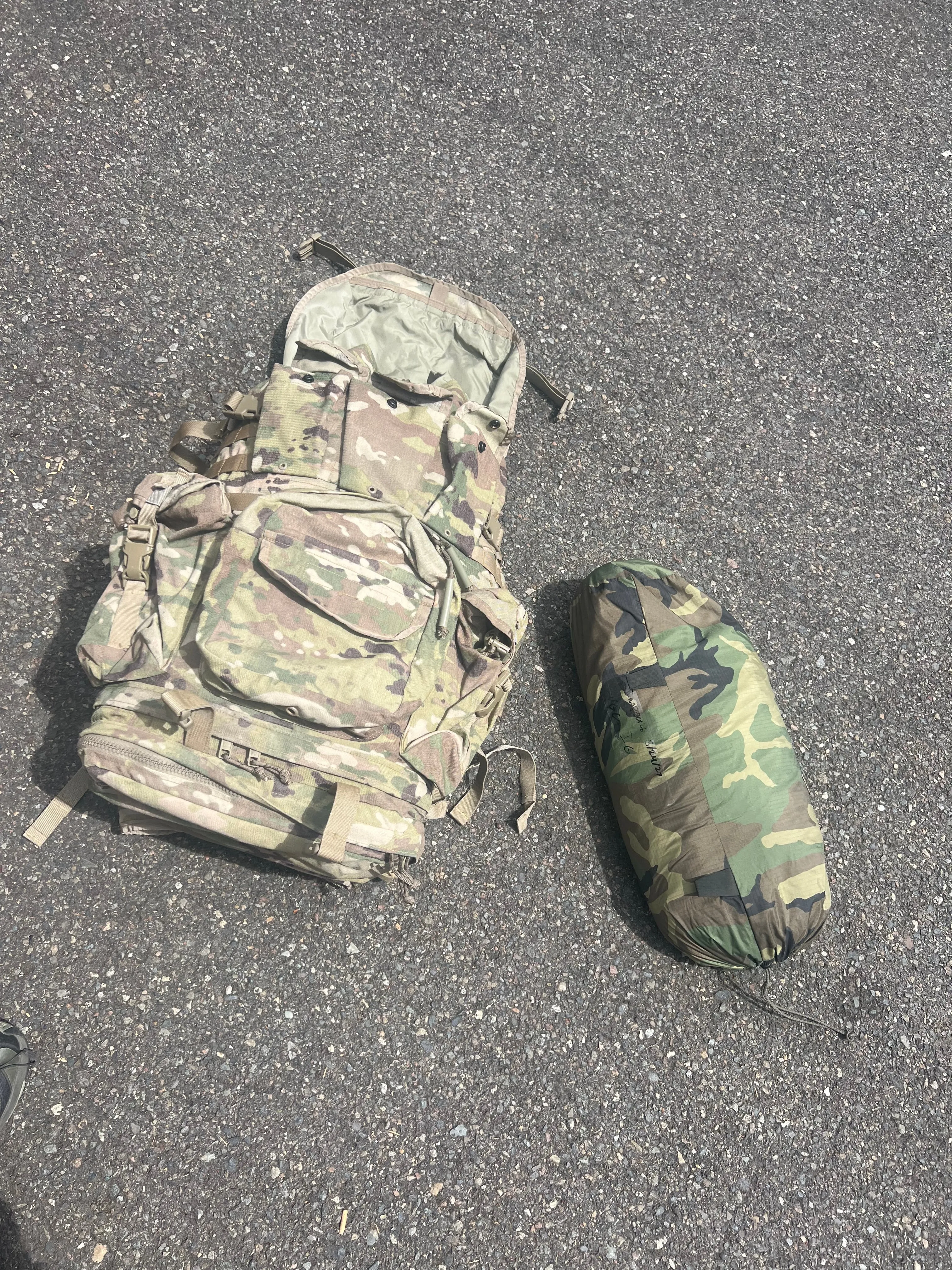 Litefighter 2 Marine FDE/M81 Woodland Two Man Tent - Used