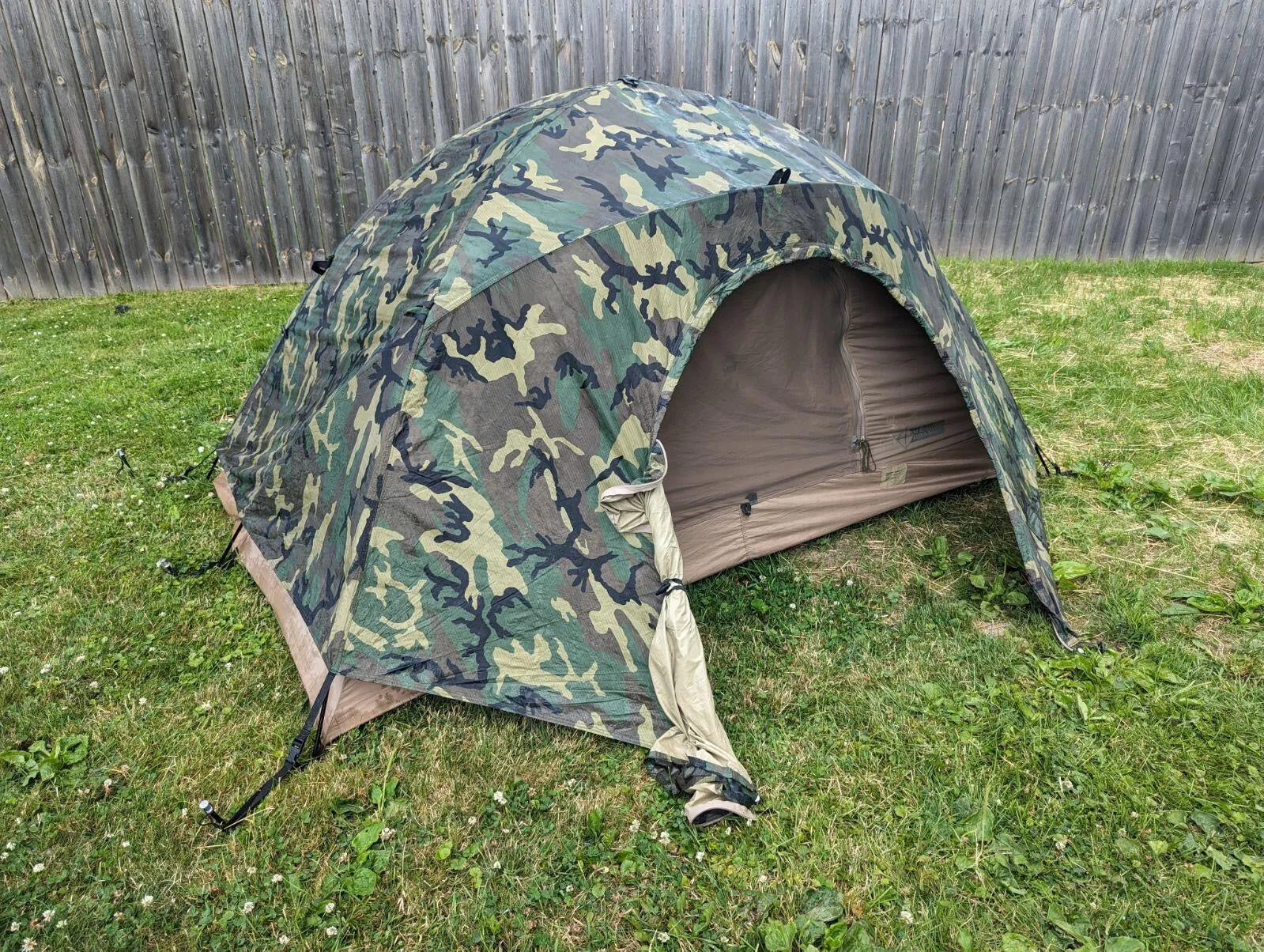 Litefighter 2 Marine FDE/M81 Woodland Two Man Tent - Used