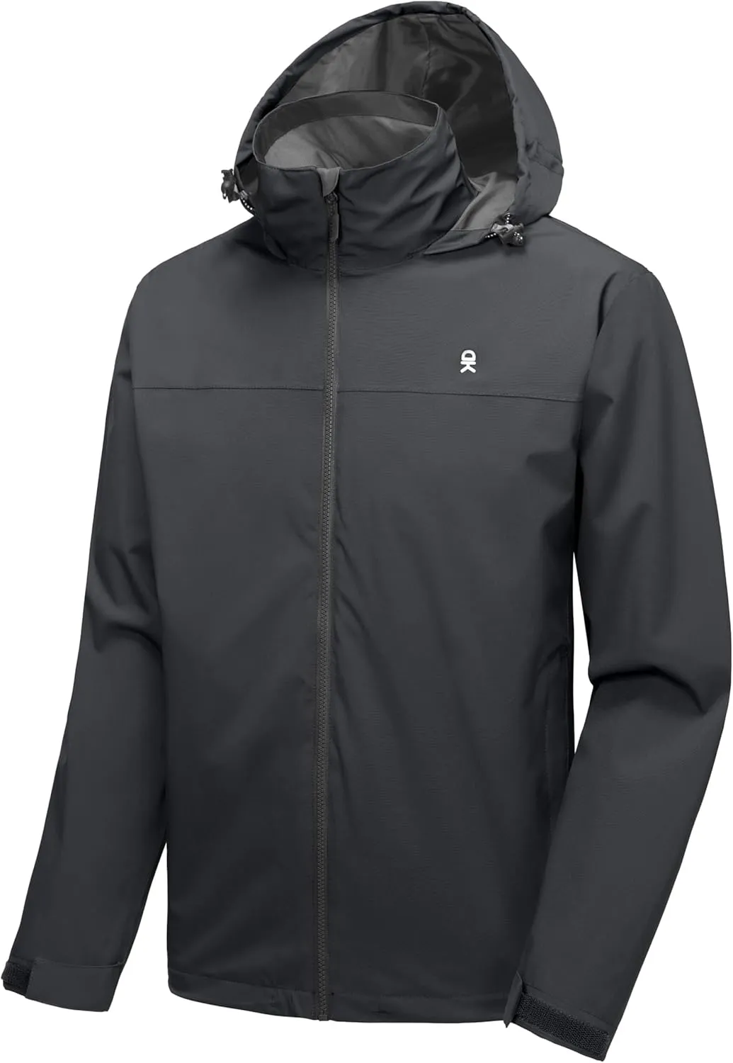Little Donkey Andy Men's Waterproof Rain Jacket, Lightweight Rain Coat, Raincoat with Hood for Golf Hiking