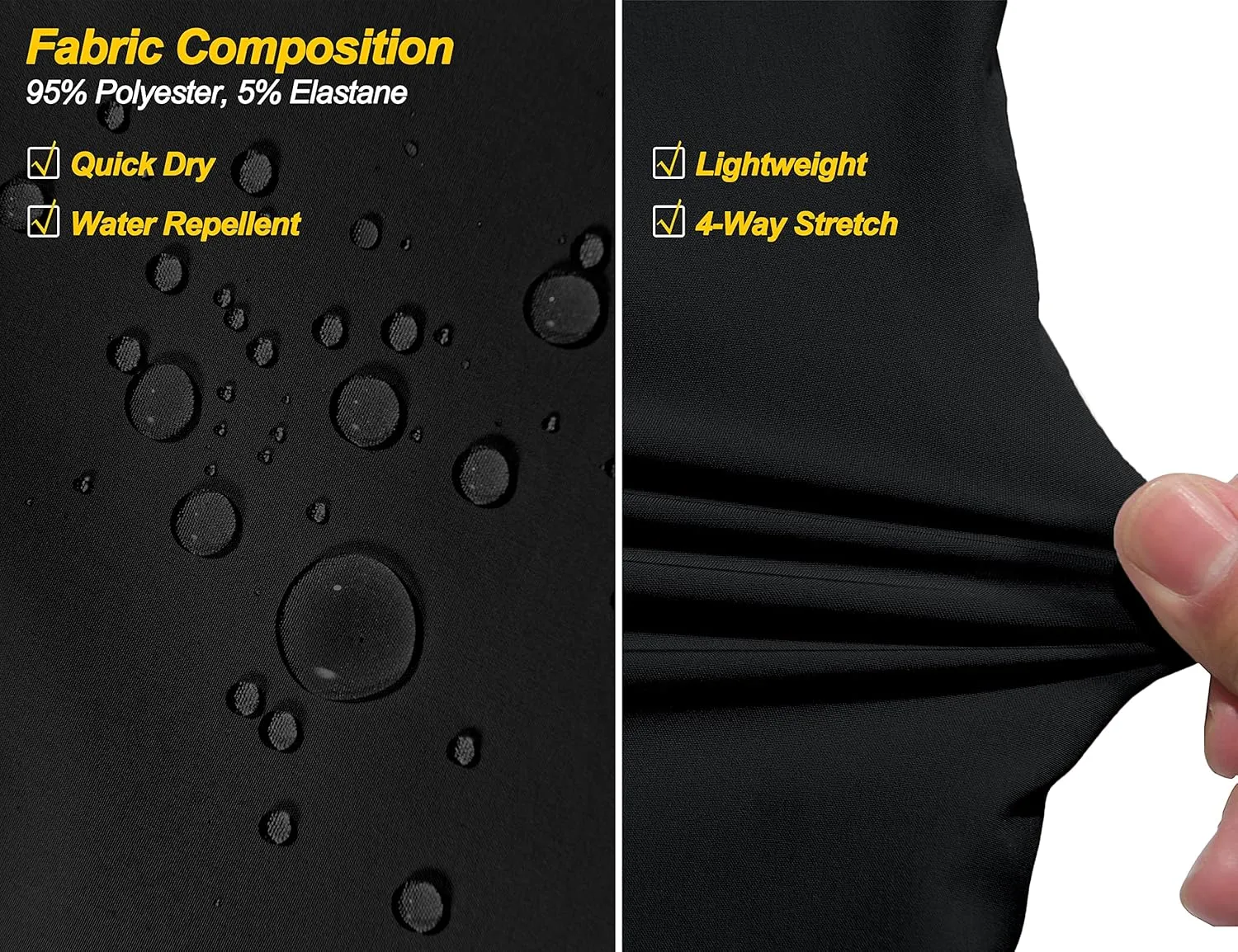 Little Donkey Andy Women's Lightweight Quick Dry Cargo Hiking Pants UPF 50  Stretch Travel Casual Trousers