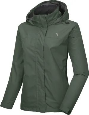 Little Donkey Andy Women’s Waterproof Rain Jacket Lightweight Outdoor Windbreaker Rain Coat Shell for Hiking, Travel