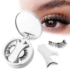 Lumilux Brillash Magnetic Lash Kit, Elara Craft Magnetic Eyelashes, Natural Look