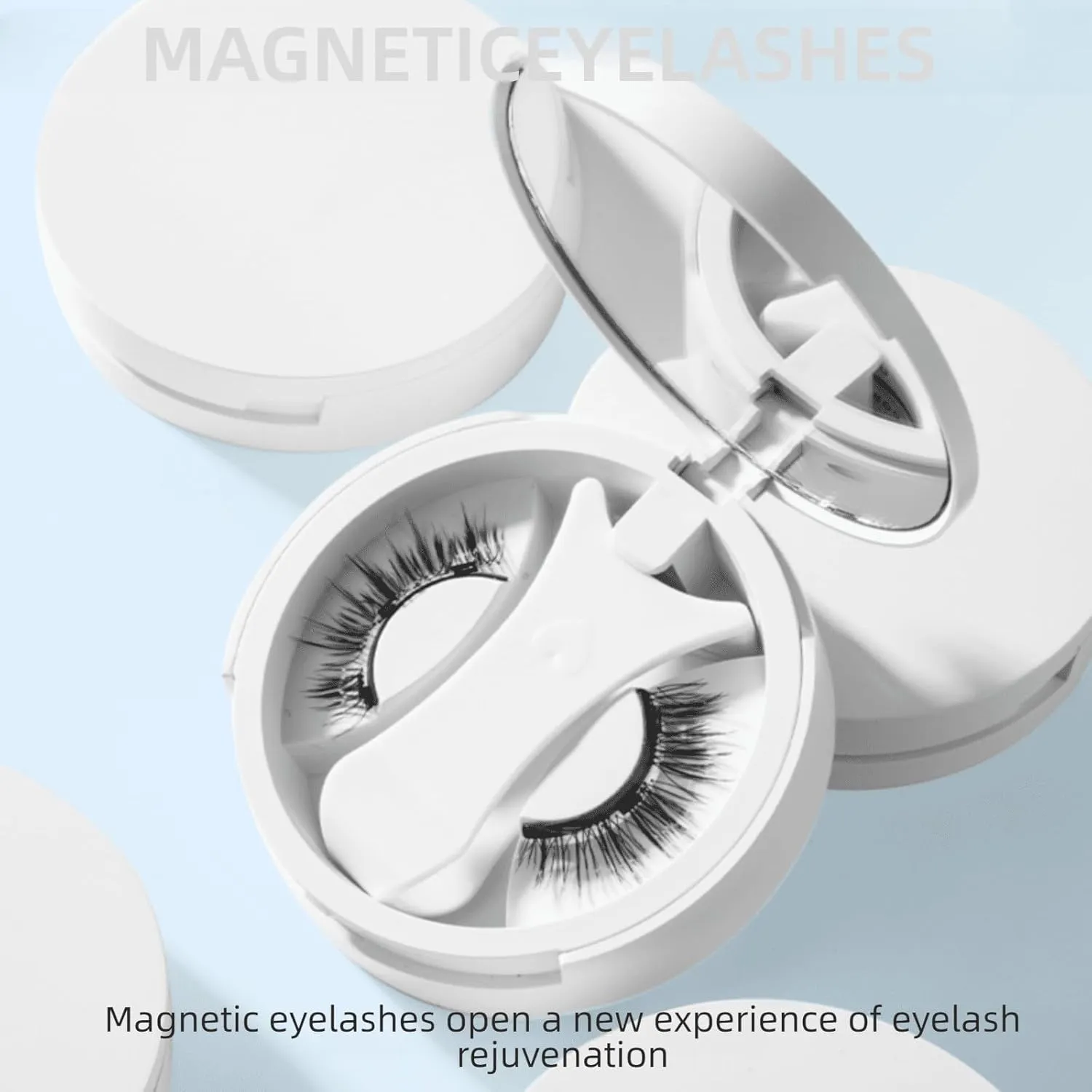 Lumilux Brillash Magnetic Lash Kit, Elara Craft Magnetic Eyelashes, Natural Look