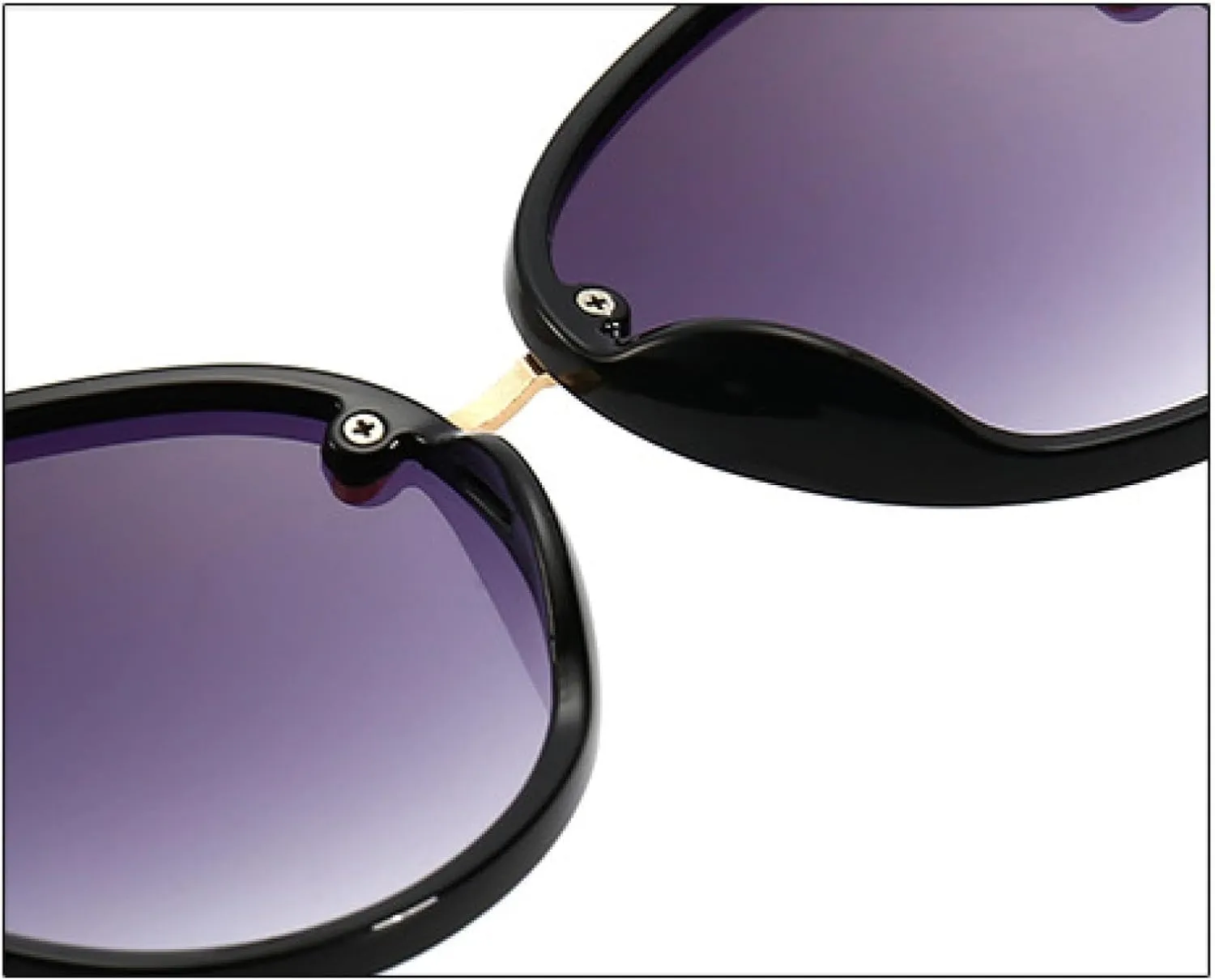 Luxury Big Frame Metal Cat Eye Sunglasses Women Men Outdoors Travel Driving Shades Sunglasses Uv400