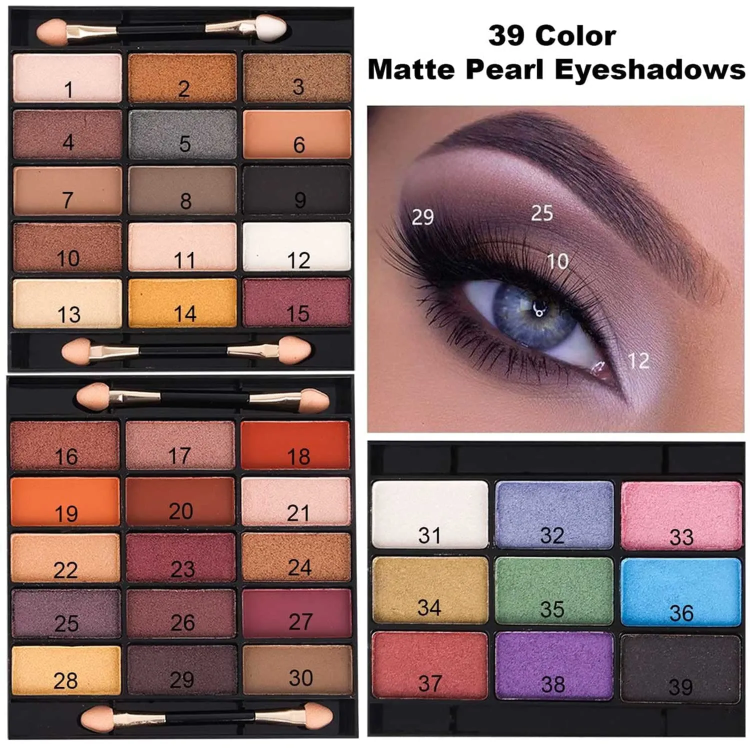 M 58 Color Professional Makeup pallet, Makeup Kit for Women Full Kit, All In One Makeup Set, Makeup Gift Set for women&girls&teens (331N)