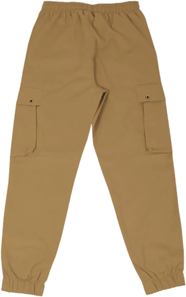 M Menmentings Men's Outdoor Jogging Sweatpants with Side Pocket, Lightweight Cargo Hiking Pant