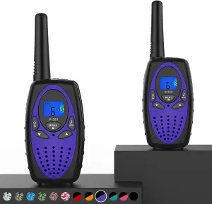 M880 Walkie Talkies for Adults Toys for Kids (Violet 2 Pack)