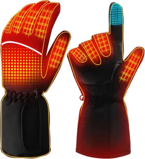 Magnolia Heated Gloves for Men Women, Electric Battery Heating Gloves for Hunting Camping Motorcycle Driving Skiing Working Gardening