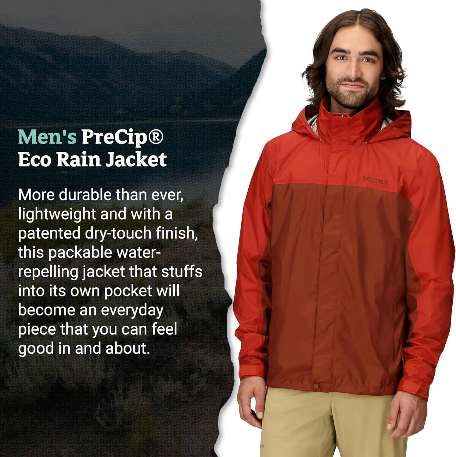 MARMOT Men's Precip Eco Lightweight & Waterproof Rain Jacket