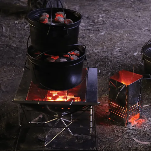 MEDIUM Quokka II folding Camping Fire pit - QUALITY BBQ