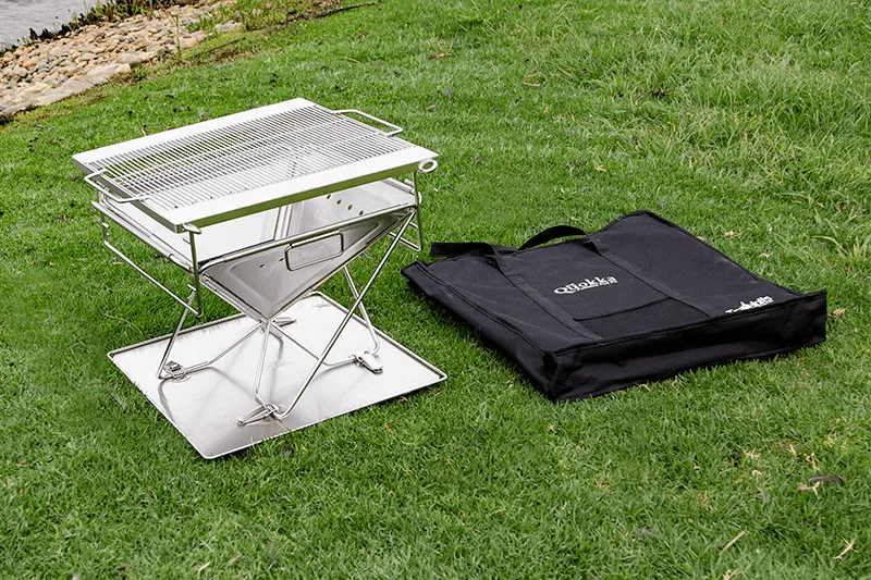 MEDIUM Quokka II folding Camping Fire pit - QUALITY BBQ