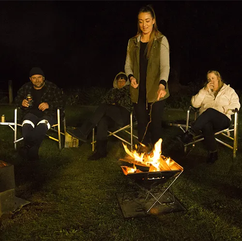 MEDIUM Quokka II folding Camping Fire pit - QUALITY BBQ
