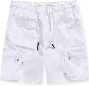 Men Travel Shorts - Versatile Mens Cargo Shorts, Adjustable Waistband, Durable Fabric and Perfect for Hiking
