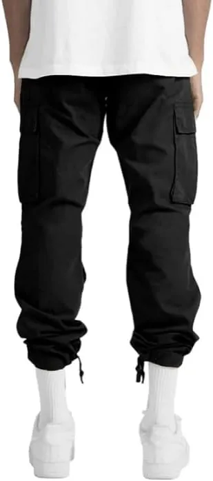 Men's Casual Cargo Pants Hiking Pants Workout Joggers Sweatpants for Men