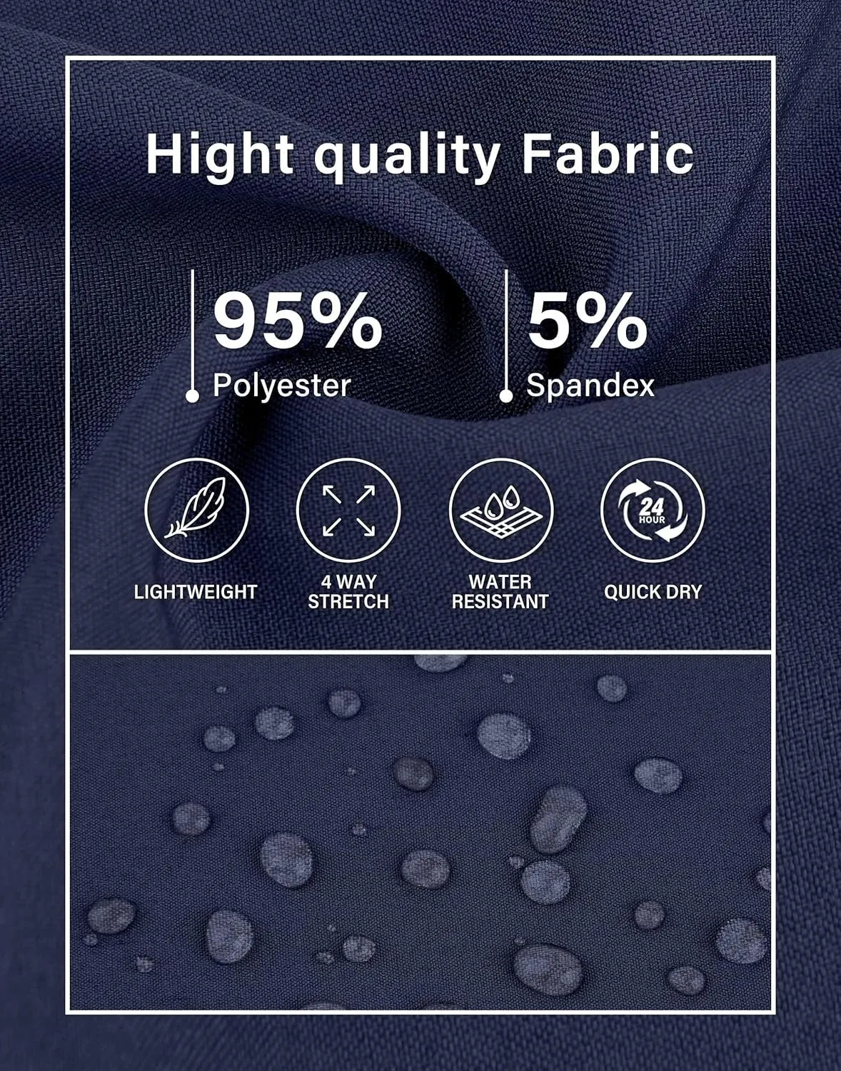 Mens Hiking Cargo Shorts with Zipper Pockets 7" Quick Dry Lightweight Drawstring Shorts for Summer Outdoor Golf Casual
