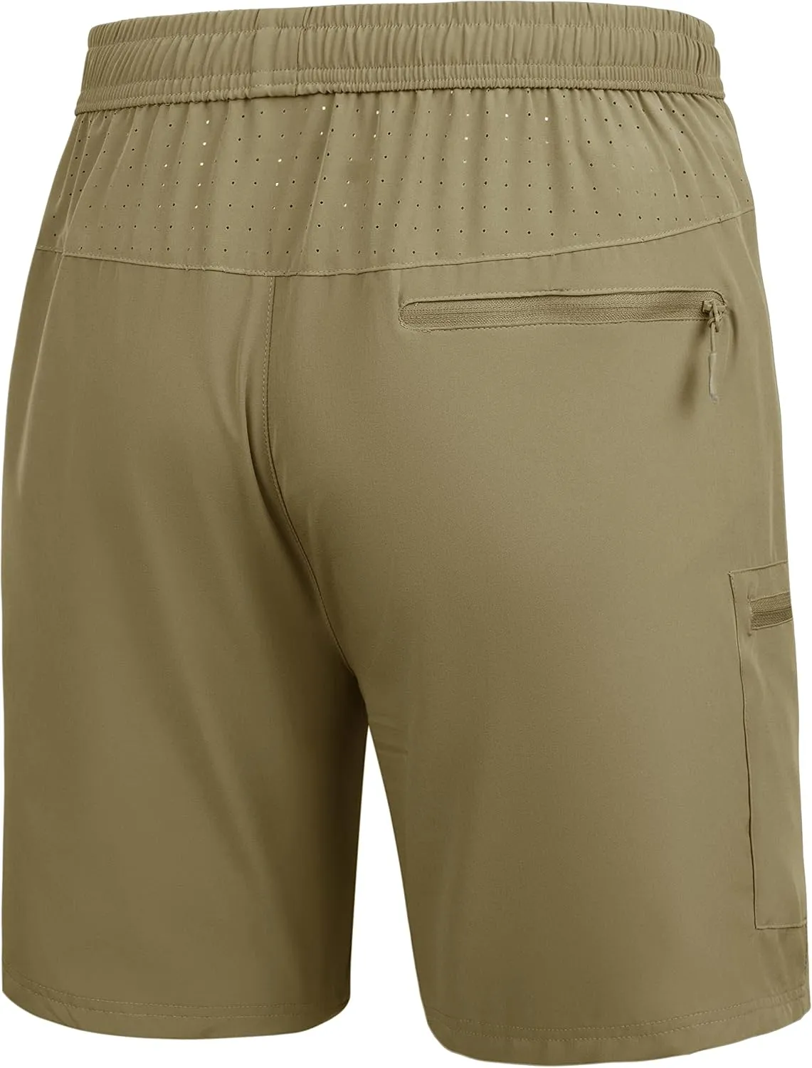 Men's Hiking Cargo Work Shorts Quick Dry Lightweight Fishing Athletic Running Workout Gym Shorts with 4 Pockets