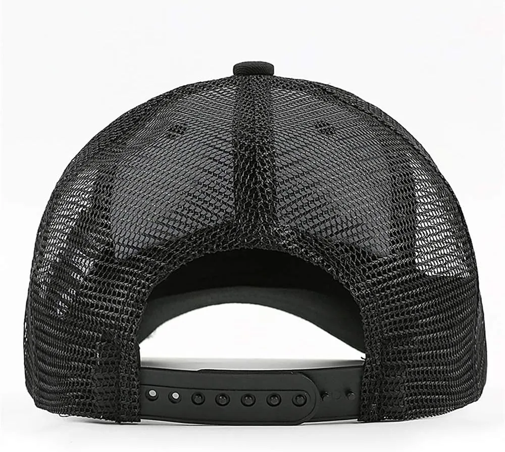 Men's Trucker Hat Leather Pattern Cap Gifts for Dad Husband Father's Day Christmas Valentine's Day Birthday Gifts