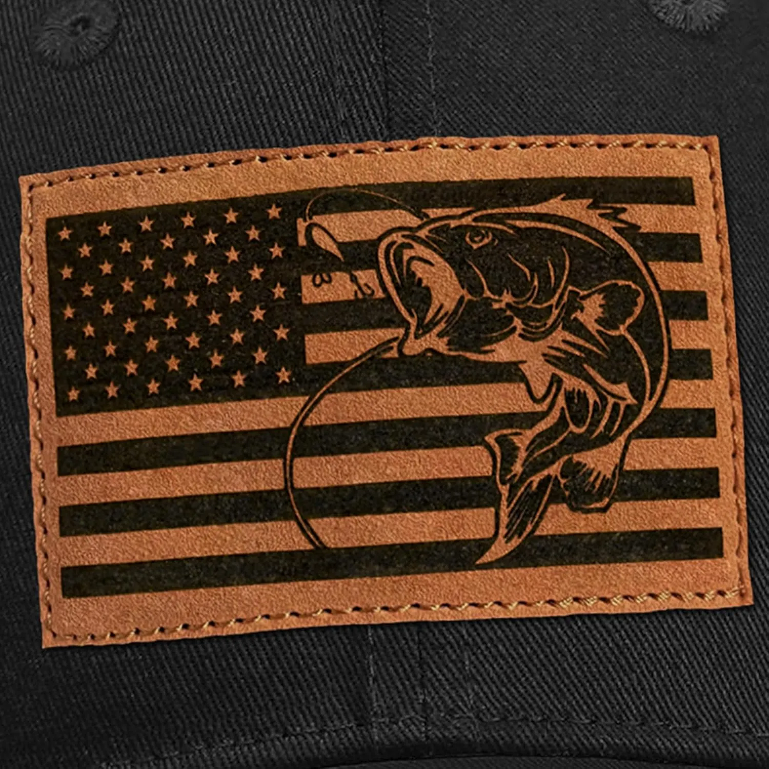 Men's Trucker Hat Leather Pattern Cap Gifts for Dad Husband Father's Day Christmas Valentine's Day Birthday Gifts