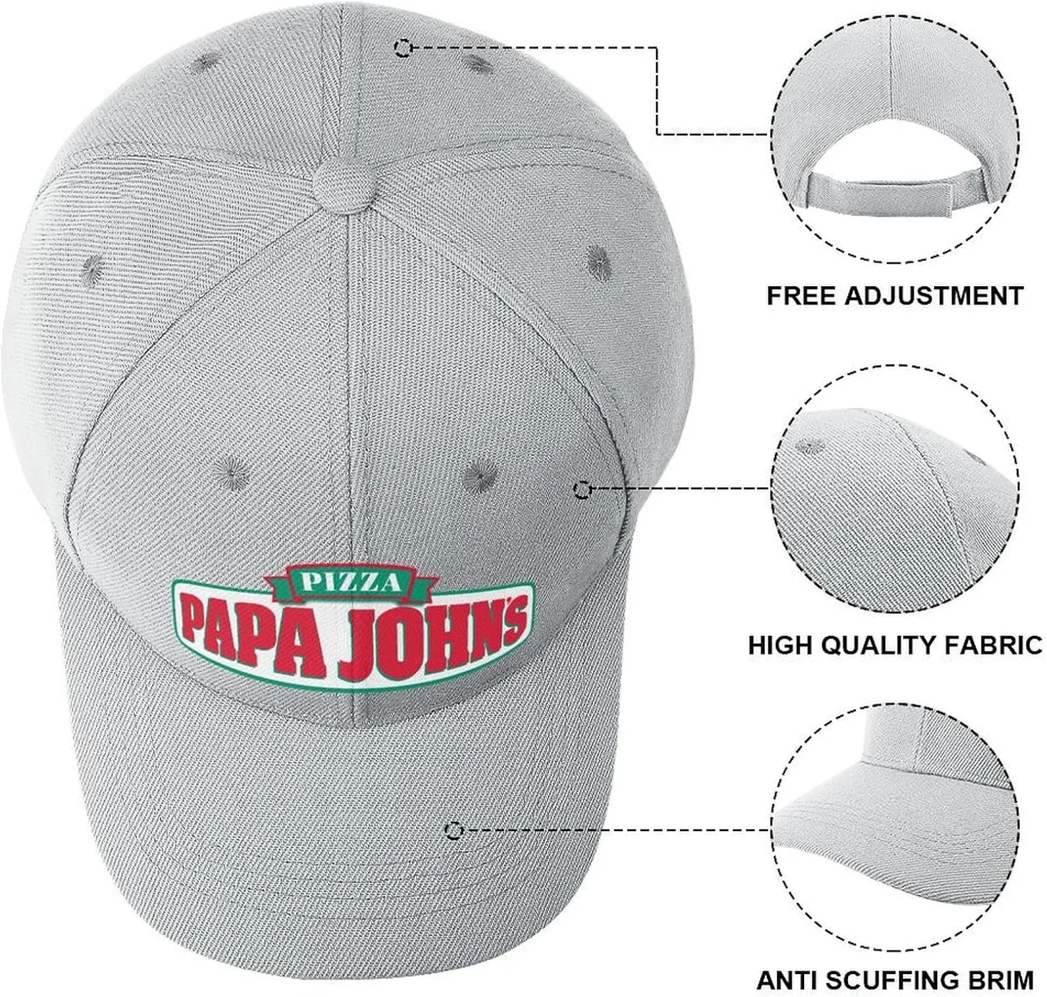 Men's Women's Logo Graphic Baseball Caps Adjustable Trucker Dad Caps Work Hat for Adult Unisex Women Men