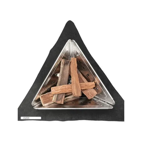 Mimosa 56cm Stainless Steel Portable Folding Fire Pit - 12L Capacity